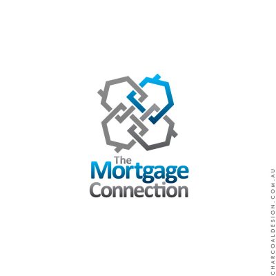 mortgage connection - brisbane logo design