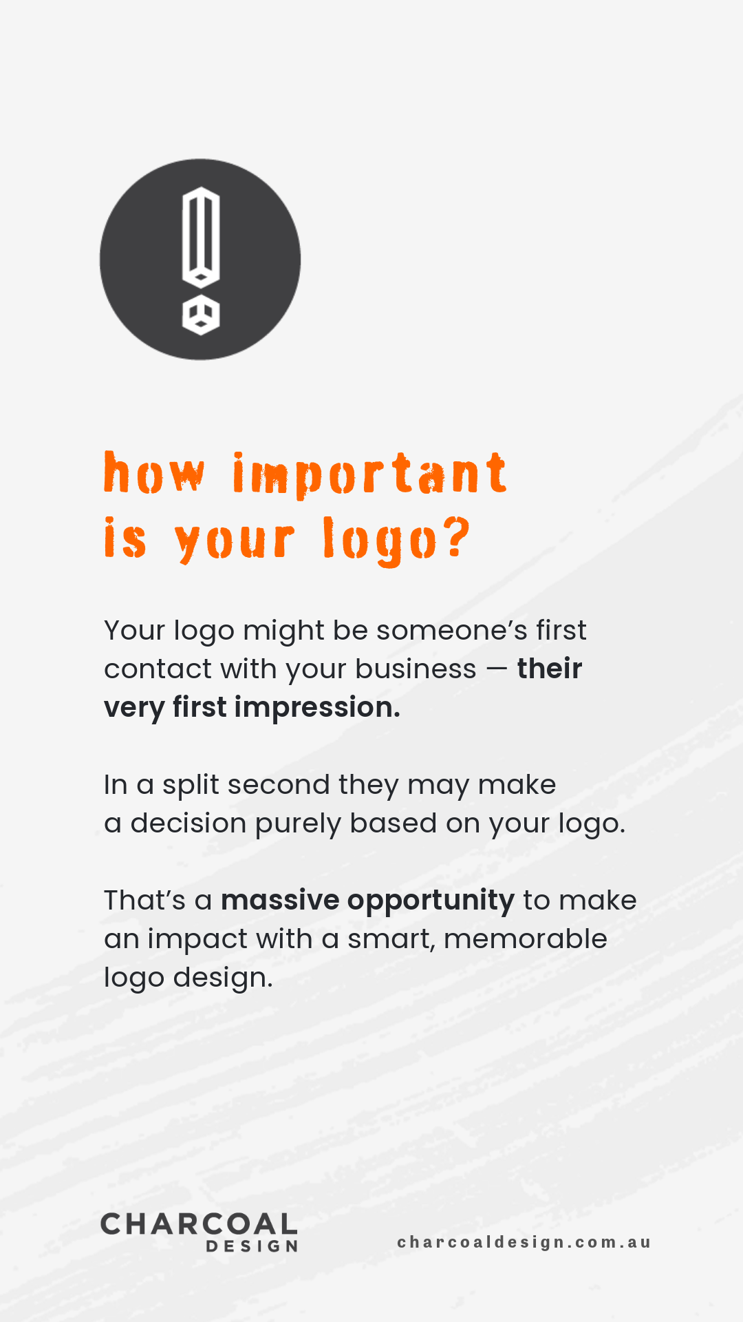 why logo imprtant story